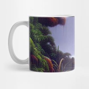 Digital Painting Of A Beautiful Jungle Mug